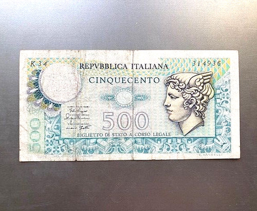 500 lire italy 1974 - 500, 1974-79