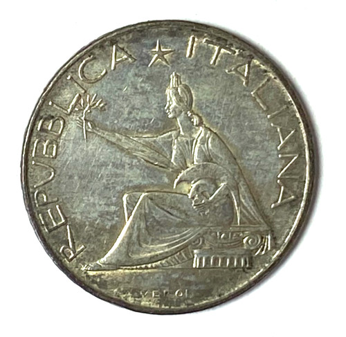 1961 italy 500 silver - 500, five