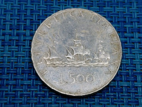 Italy 500 lire 1958 - 🇮🇹,