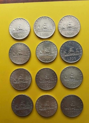 500 lire caravelle argento - 500,