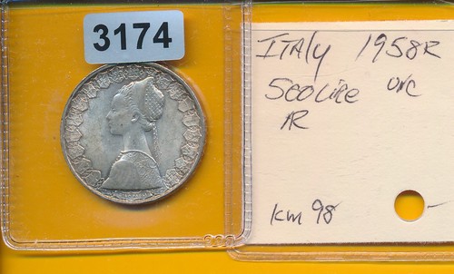 Italy 500 lire - silver,