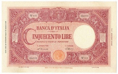 500 lire barbetti grande - barbetti, c